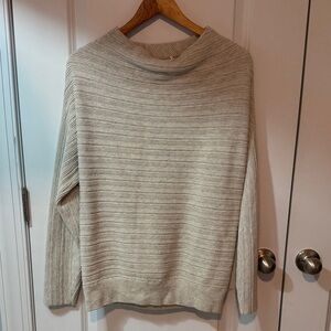 Moth Beige Cowl Neck Sweater